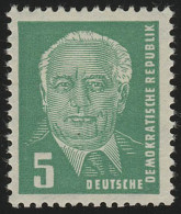 322za XII Wilhelm Pieck 5 Pf Wz.2 XII ** Postfrisch Geprüft - Nuevos