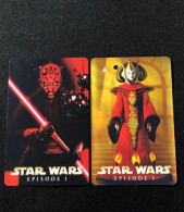 Singapore SMRT TransitLink Metro Train Subway Ticket Card, STAR WARS, Set Of 2 Used Cards - Singapour