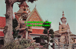 R485485 The Temple Of Dawn. Bangkok. Thailand. Japan Air Lines. Wings Of The New - Mondo