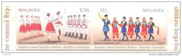 2015. Moldova, Folk Dances, 2v, Joint Issue With Azerbaijan, Mint/** - Moldavië