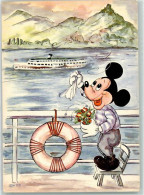 39271305 - Micky Maus Dampfer Seereise Rettungsring Blumen - Disney