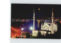 72432081 Istanbul Constantinopel Moschee Und Bosporus Bei Nacht  - Turchia