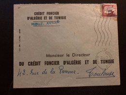 LETTRE TP M DE DECARIS 0,25 Surch.EA OBL.MEC.8-9 1962 MOUZAIAVILLE ALGER - Covers & Documents