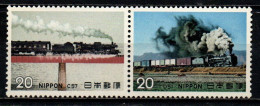 GIAPPONE - 1974 - Steam Locomotives - MNH - Nuovi