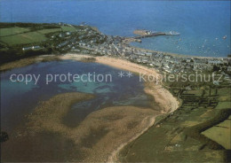 72416409 Porthcressa Beach Aerial View  - Sonstige & Ohne Zuordnung