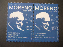 Österreich 2024- Jacob L. Moreno 1889-1974, 2x 150 Ct. Ungebraucht - Nuovi