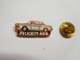 Beau Pin's En Zamac , Auto Peugeot 404 , Signé Hélium - Peugeot