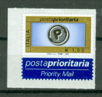 Italie  2003 Poste Prioritaire  1 Euro  * *  TB  - 2001-10: Neufs