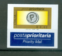 Italie  2005 Poste Prioritaire  0.62 Euro  * *  TB  - 2001-10: Ungebraucht