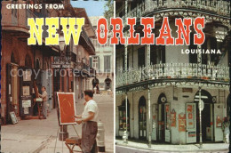 72413034 New_Orleans_Louisiana Paris Of America Stadtansicht Maler - Altri & Non Classificati