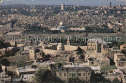 72409300 Jerusalem Yerushalayim Fliegeraufnahme Old-City Israel - Israel