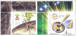 2015. Moldova, UNO, Internstional Years Of Soils & Light, 2v, Mint/** - Moldawien (Moldau)