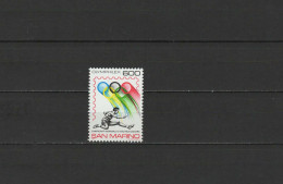 San Marino 1987 Olympic Games Seoul, Olymphilex Stamp MNH - Verano 1988: Seúl