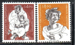 UNITED NATIONS AUSTRIA VIENNA WIEN ONU UN UNO 1984 REFUGEES RIFUGIATI COMPLETE SET SERIE COMPLETA MNH - Ongebruikt