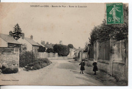 Carte Postale Ancienne Nogent Sur Oise - Entrée Du Pays. Route De Liancourt - Nogent Sur Oise