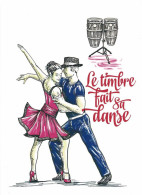 France 2014 - Entier Postal Neuf Fête Du Timbre Le Timbre Fait Sa Dance - La Salsa - Autres & Non Classés