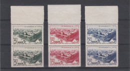 Maroc Colonie Française 75e Anniversaire De L"U.P.U  N° Y&T 285 - 286 - 287 Neufs Sans Charniere - Unused Stamps