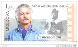 2015. Moldova, Mihai Volontir, Cinema & Therte Actor, 1v, Mint/** - Moldova