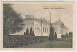 Tartu, Eesti Rahvamuuseum, 1920' Postcard - Estonia