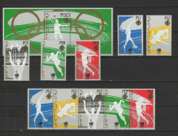 Seychelles 1988 Olympic Games Seoul, Athletics, Tennis Set Of 10 + S/s MNH - Sommer 1988: Seoul