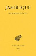 Jamblique, Les Mysteres D'Egypte (Collection Des Universites De France, Band 174) : - Autres & Non Classés