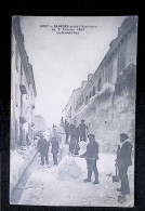 Cp, Catastrophe, 65, Barèges Après L'avalanche Du 2 Février 1907, La Grande Rue, Voyagée 1907 - Catastrophes