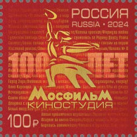 Russia Russland Russie 2024 Cinema Studio Mosfilm 100 Ann Stamp MNH - Nuevos