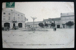 43 - SAINT JULIEN CHAPTEUIL  - Place De L'Hôtel De Ville - Andere & Zonder Classificatie