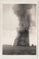 Viški, Burning Church, Circa 1934 Photo - Lettonie