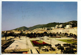 CPSM  10.5 X 15 Corse Du Sud  AJACCIO   Place Général De Gaulle Autrefois Place Du Diamant - Ajaccio