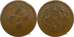 Chine - Empire - Province De Chekiang - Guangxu - 10 Cash ND (1903-1906) - TB/VF30 - Mon6039 - Chine