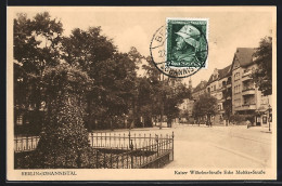 AK Berlin-Johannistal, Kaiser Wilhelm-Strasse, Ecke Moltke-Strasse  - Mitte