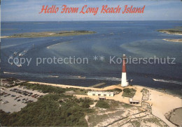 72375581 Long_Beach_Long_Island Leuchtturm Fliegeraufnahme - Autres & Non Classés