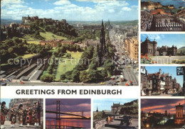 72374625 Edinburgh Fliegeraufnahme Dudelsackspieler Burg  Edinburgh - Andere & Zonder Classificatie