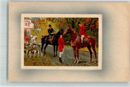 39802105 - Jagdhunde Pferde Meissner U. Buch Serie 1553 - Caza