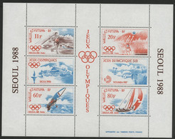 WALLIS Et FUTUNA Bloc Feuillet N° 3 Neuf ** (MNH) "Jeux Olympiques SEOUL 1988". Qualité TB - Blocchi & Foglietti