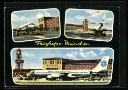 AK München, Eine Pan American Maschine Auf Dem Rollfeld Des Flughafens  - Other & Unclassified