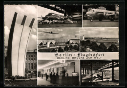 AK Berlin, Flughafen, Brücke Zur Welt  - Otros & Sin Clasificación