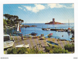 83 LE DRAMONT Vers Anthéor Agay L'Ile D'Or En 1969 Bateaux Voiliers Canoé Baignade Bronzage - Antheor