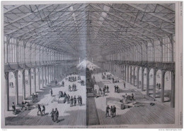 L'exposition Universelle De Philadelphie - Aspect Actuel De La Grande Galerie Des Machines - Page Original - 1875 - 1 - Documents Historiques