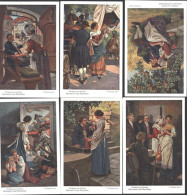 13806305 - Serie Komplett   Lot Mit 6 AK   Hermann Und Dorothea  Illustration F. Elssner - Schriftsteller