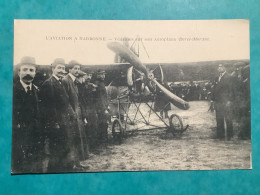 11/l’aviation A Narbonne Vedrine Sur Son Aéroplane Borel Morane - Narbonne