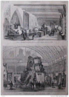 Paris - L'exposition Géographique Au Palais Du Louvre - L'exposition Maritime - Page Original - 1875 - Documents Historiques