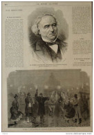 M. Dumas Jean-Baptiste, Membre De L'Académie Francaise - Page Original 1875 - Documenti Storici