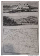 Troubles De L'Herzégovine, Le Château De Trébigne, Quartier Général Du Sélim-Pacha  - Page Original 1875 - Historische Dokumente