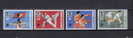 Swaziland 1988 Olympic Games Seoul, Judo, Boxing, Tennis Set Of 4 MNH - Estate 1988: Seul