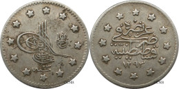 Empire Ottoman - Abdülhamid II - 1 Kurus AH1293//23 (1898) - TTB/XF45 - Mon6435 - Turquie