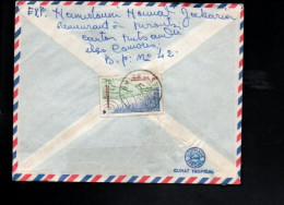 COMORES SEUL SUR LETTRE DE MUTSAMUDU POUR LA FRANCE 1981 - Covers & Documents