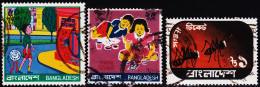 BANGLADESH SAVING STAMP REVENUE 3 DIFFERENT USED STAMPS #D20 - Bangladesch