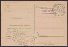 Süderbrarup: P783 I, O, Ra "Gebühr Bezahlt", Blanko, 11.5.46 - Briefe U. Dokumente